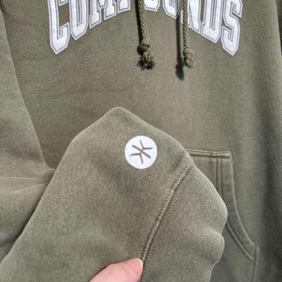 KKFit Carbs & Compounds Olive Green Hoodie - Picture 2 of 6